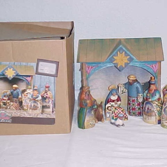 Jim Shore Holiday 204 Jim Shore Mini Nativity Set 0 Pieces With Box